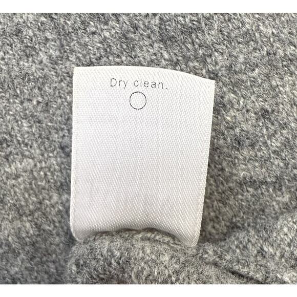 J CREW Lambs Wool Mock Neck Sweater Gray Quarter Zip Pullover Mens Sz M - Picture 6 of 7